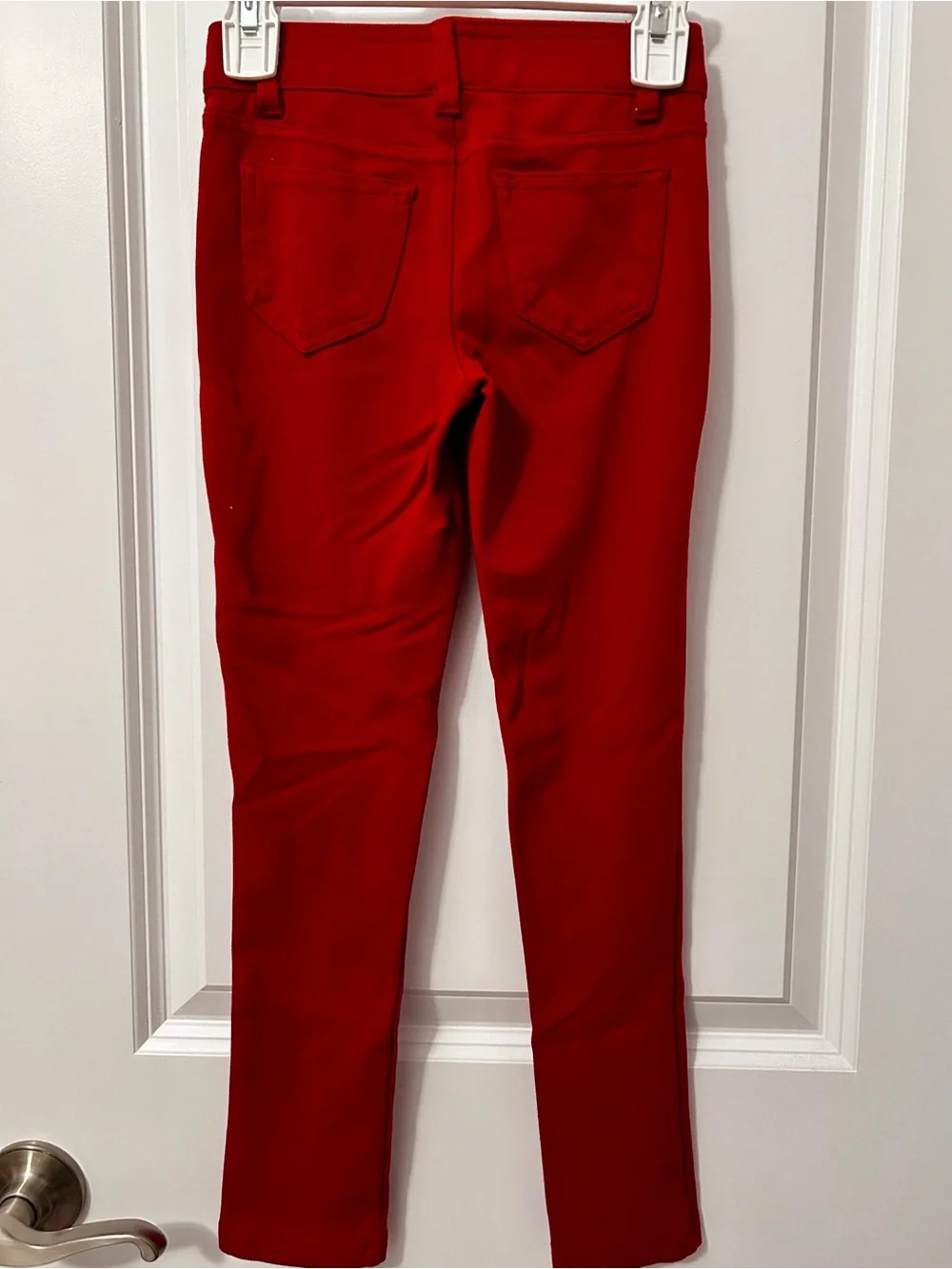Girl’s Copper Key Red Skinny Pants
